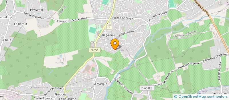 localisation de l'entreprise NINA-D  LEOGNAN