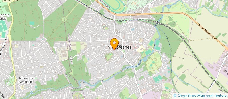 localisation de l'entreprise NINA DECO  VILLECRESNES