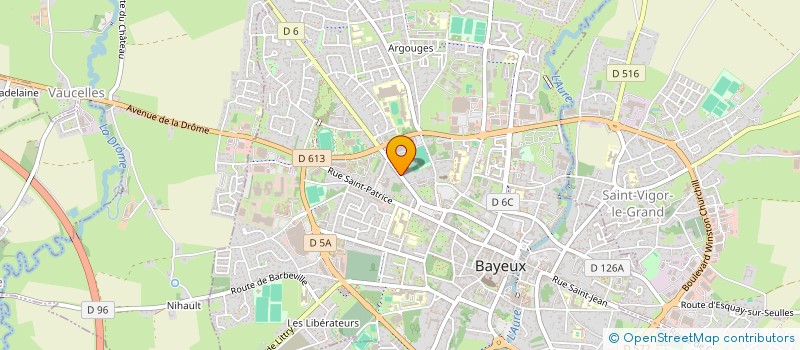 localisation de l'entreprise NINA ESTHETIQUE à BAYEUX