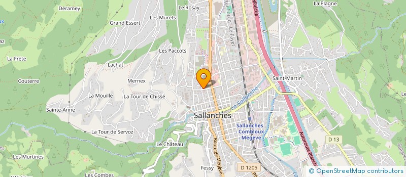 localisation de l'entreprise NINA-FM à SALLANCHES