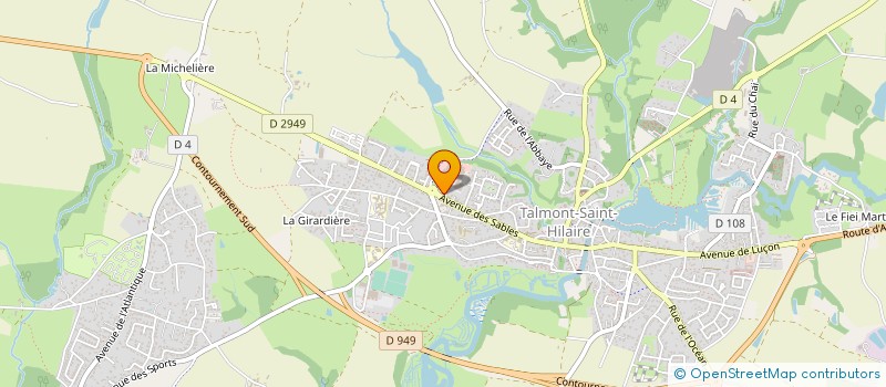 localisation de l'entreprise NINA INVESTISSEMENTS à TALMONT-SAINT-HILAIRE