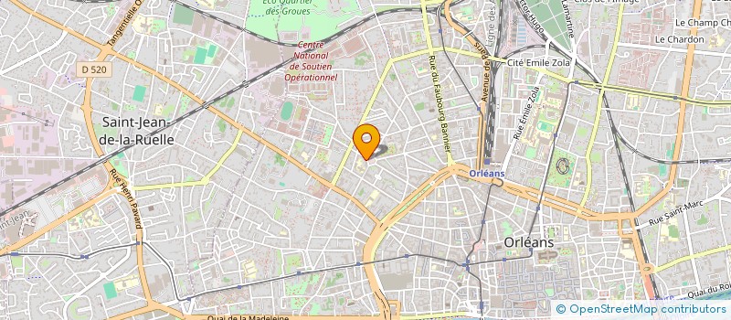 localisation de l'entreprise NINA PERRON à ORLEANS