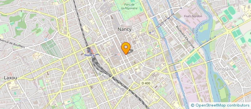 localisation de l'entreprise NINA RIVE GAUCHE à NANCY