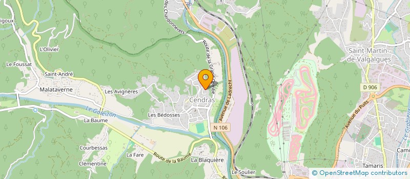 localisation de l'entreprise NINABAY  SAINT-PAUL-LA-COSTE