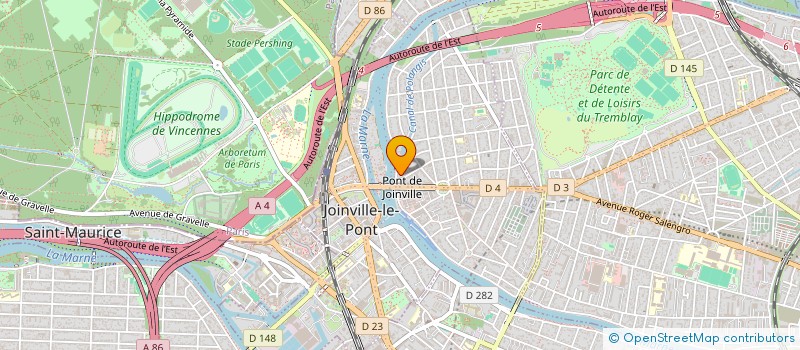 localisation de l'entreprise NINANOU à JOINVILLE-LE-PONT