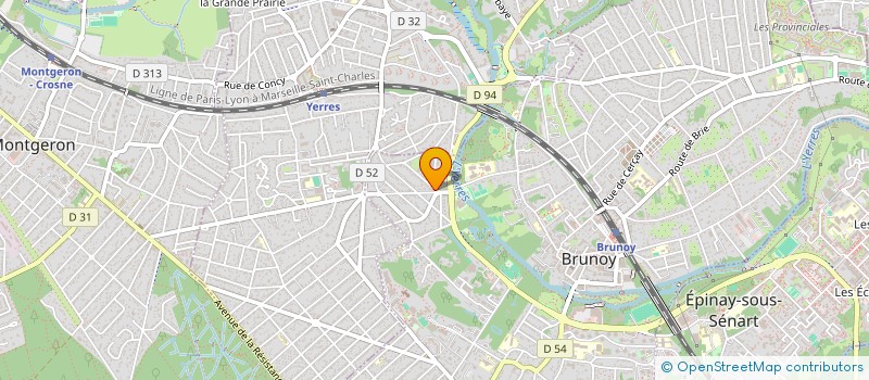 localisation de l'entreprise NINARELI  BRUNOY