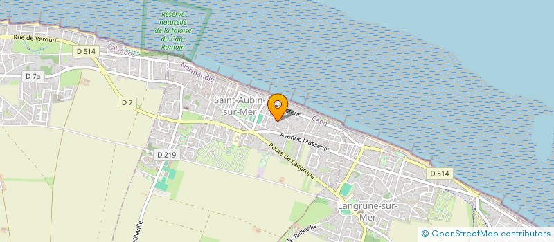 localisation de l'entreprise NINARTHUR  SAINT-AUBIN-SUR-MER