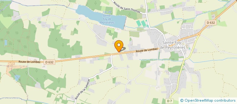 localisation de l'entreprise NINAUD  SAINTE-FOY-DE-PEYROLIERES