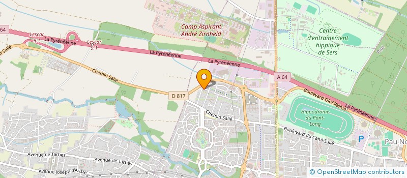 localisation de l'entreprise NINAXEL à LONS