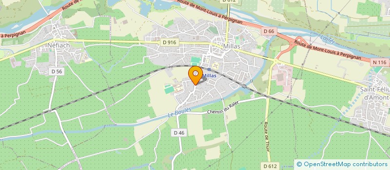 localisation de l'entreprise NINE 2019  MILLAS