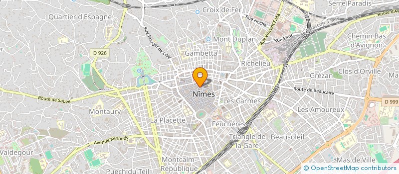 localisation de l'entreprise NINE  NIMES