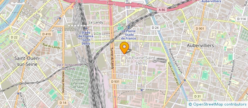 localisation de l'entreprise NINE ART à SAINT-DENIS