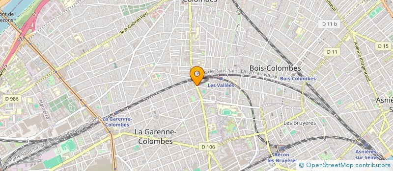 localisation de l'entreprise NINE AVENUE à LA GARENNE-COLOMBES