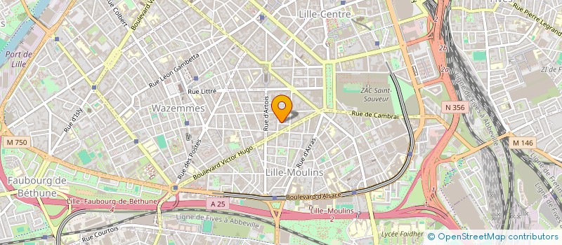 localisation de l'entreprise NINE FINGERS  LILLE