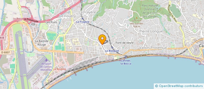 localisation de l'entreprise NINE SQUARE ASIE à CANNES