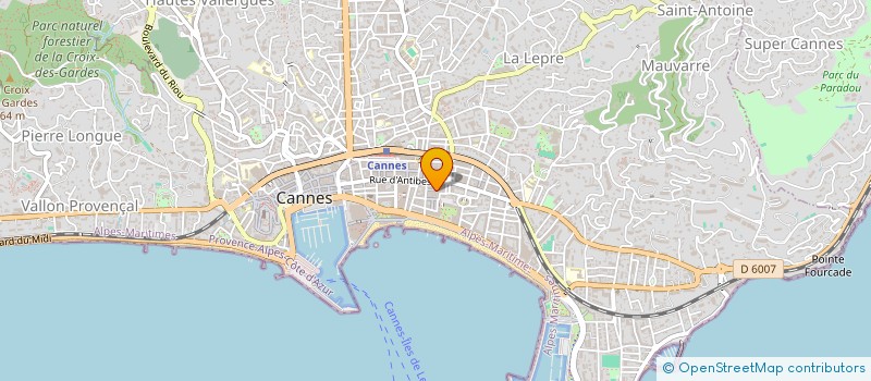 localisation de l'entreprise NINE SQUARE ITALIA à CANNES