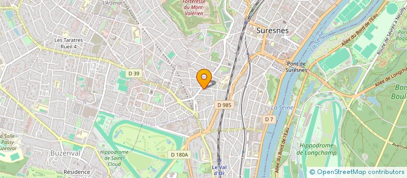 localisation de l'entreprise NINE TWENTY SEVEN à SURESNES