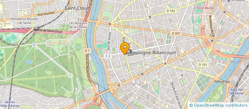 localisation de l'entreprise NINE TWO STUDIO à BOULOGNE-BILLANCOURT