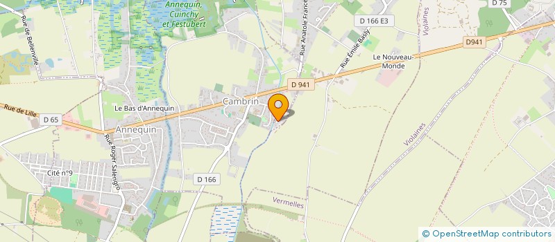 localisation de l'entreprise NINE - WEB  CAMBRIN