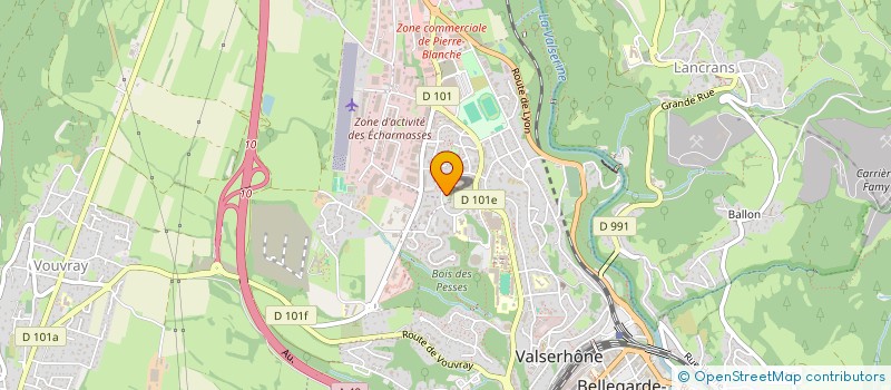 localisation de l'entreprise NINET AUDITION à VALSERHONE