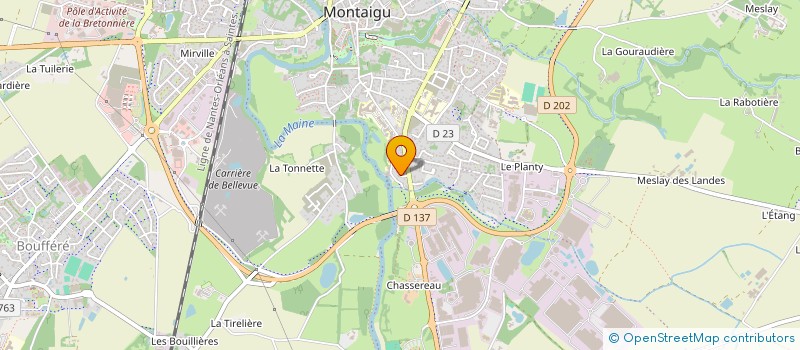 localisation de l'entreprise NINETEEN à MONTAIGU-VENDEE