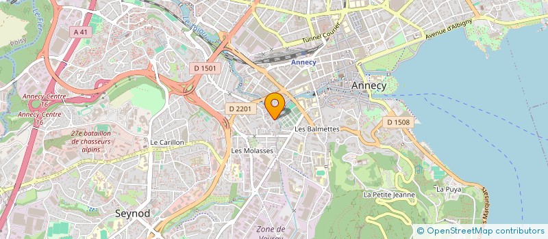 localisation de l'entreprise NINETEEN OH FIVE à ANNECY