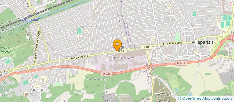 localisation de l'entreprise NINETIES  VAUJOURS