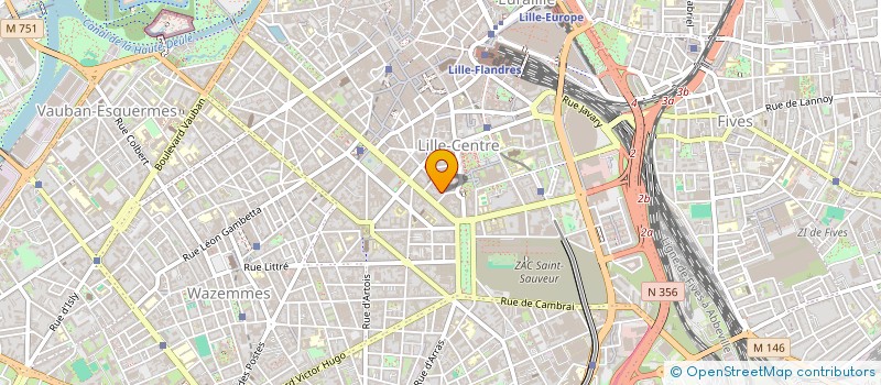 localisation de l'entreprise NINETTE à LILLE