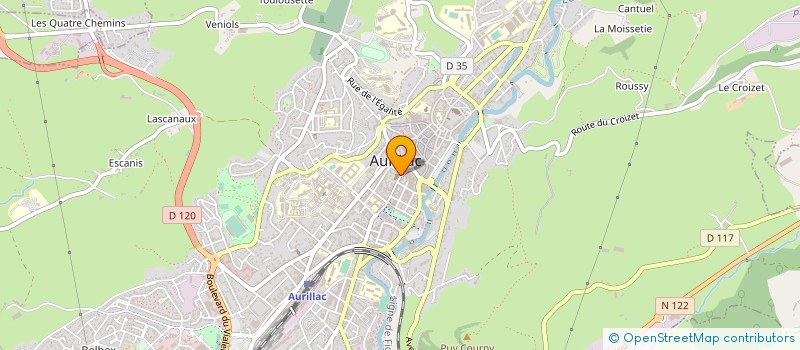 localisation de l'entreprise NINETTE à AURILLAC