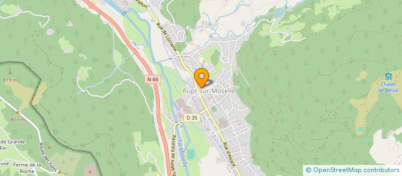 localisation de l'entreprise NINETTE NOISETTE  RUPT-SUR-MOSELLE