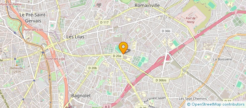 localisation de l'entreprise NINETY BOX à BAGNOLET