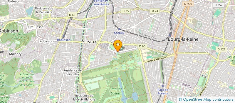 localisation de l'entreprise NING QIAN à SCEAUX