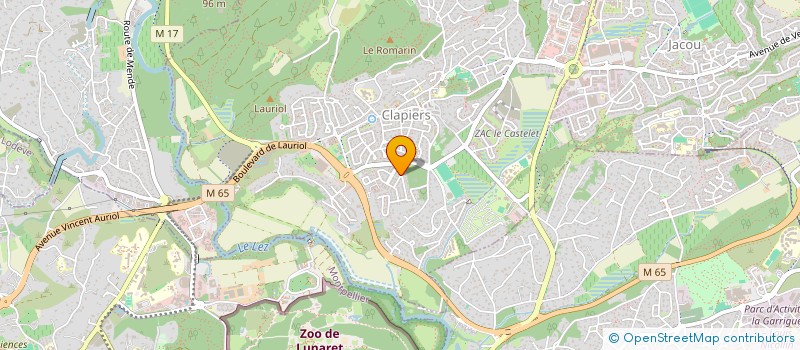 localisation de l'entreprise NINGALOO  CLAPIERS