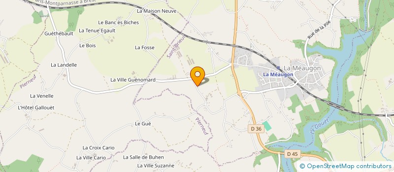 localisation de l'entreprise NINGUEM  LA MEAUGON