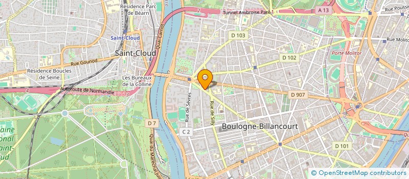 localisation de l'entreprise NINHAS à BOULOGNE-BILLANCOURT