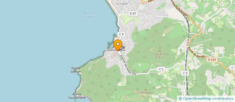 localisation de l'entreprise NINHO à SAINT-CYR-SUR-MER