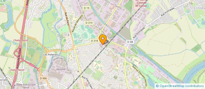 localisation de l'entreprise NINI ELECTRO à CHALON-SUR-SAONE