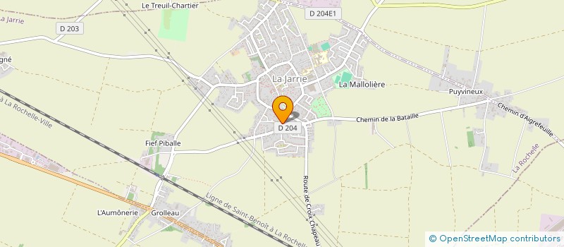 localisation de l'entreprise NINI INVEST  LA JARRIE