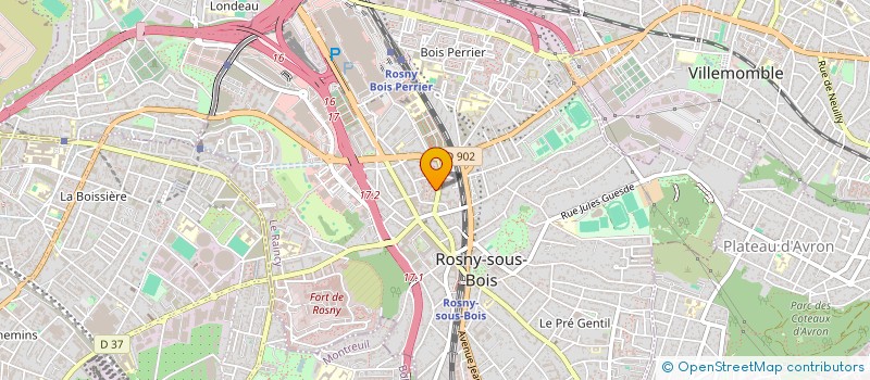 localisation de l'entreprise NINI LINA  ROSNY-SOUS-BOIS