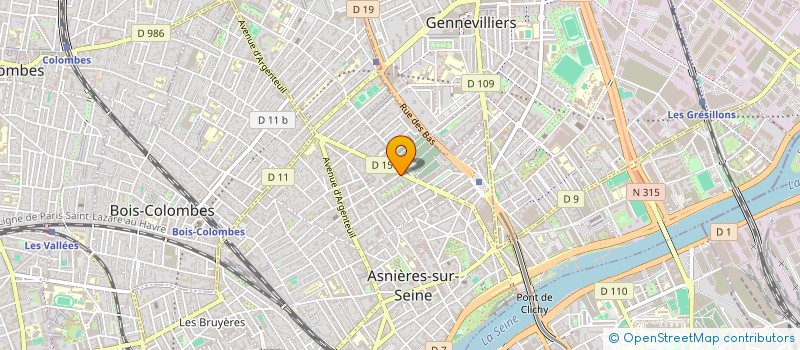 localisation de l'entreprise NINI NAILS AND BEAUTY  ASNIERES-SUR-SEINE