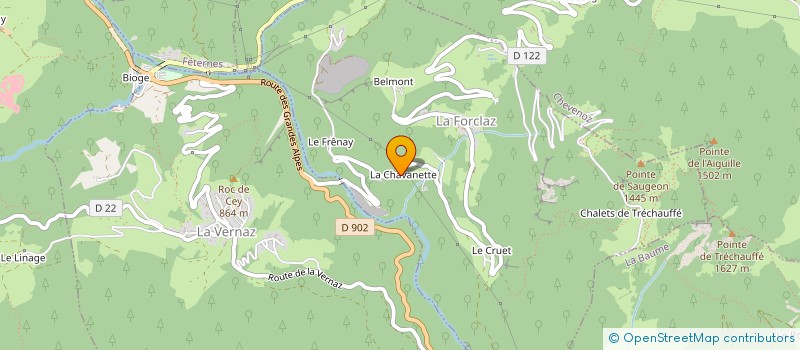 localisation de l'entreprise NINIRIC  BELLEVAUX