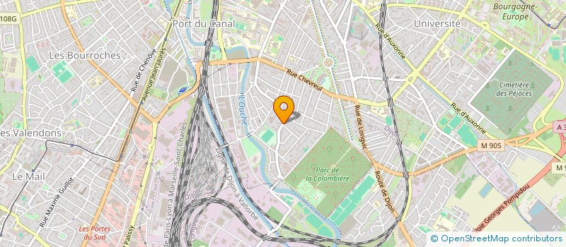 localisation de l'entreprise NINIVE à DIJON