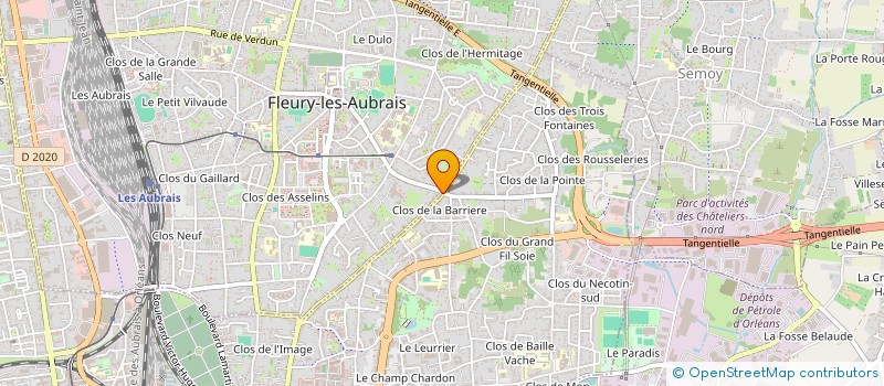 localisation de l'entreprise NINIVE CORP. à FLEURY-LES-AUBRAIS