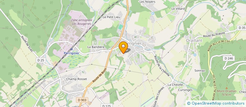 localisation de l'entreprise NINJ'ALPES  PERRIGNIER