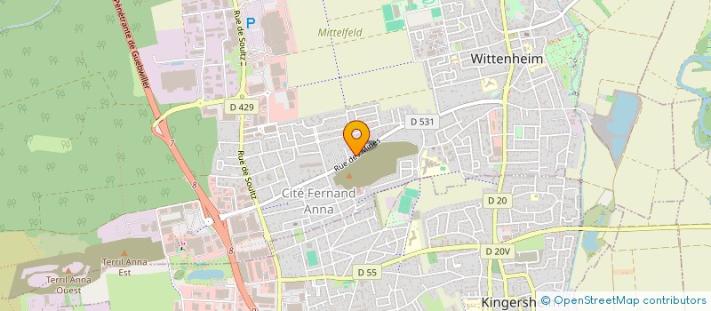 localisation de l'entreprise NINJA BRAS  WITTENHEIM