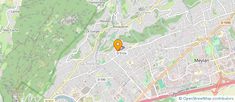 localisation de l'entreprise NINJALAFAYETTE  CORENC