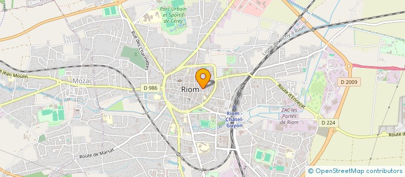 localisation de l'entreprise NINO 3  RIOM