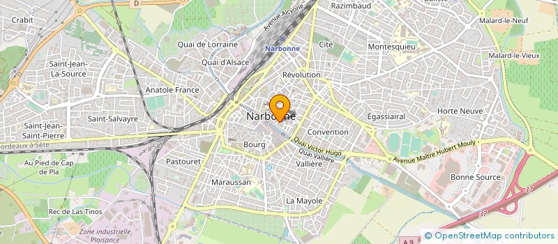 localisation de l'entreprise NINO à NARBONNE