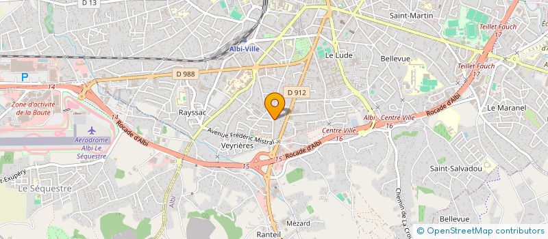 localisation de l'entreprise NINO à ALBI