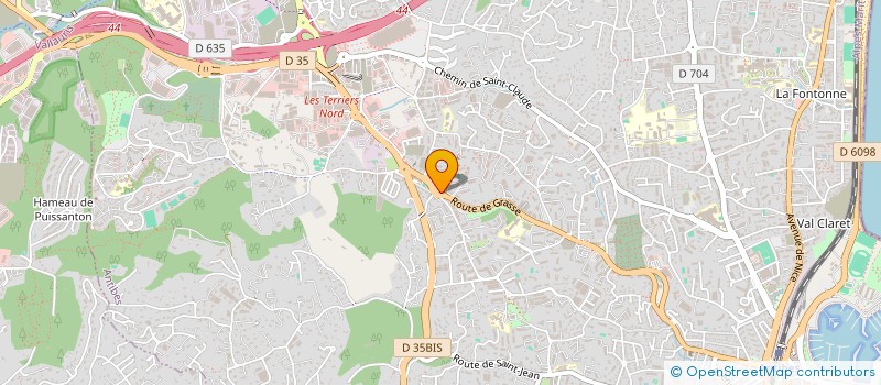 localisation de l'entreprise NINO à ANTIBES